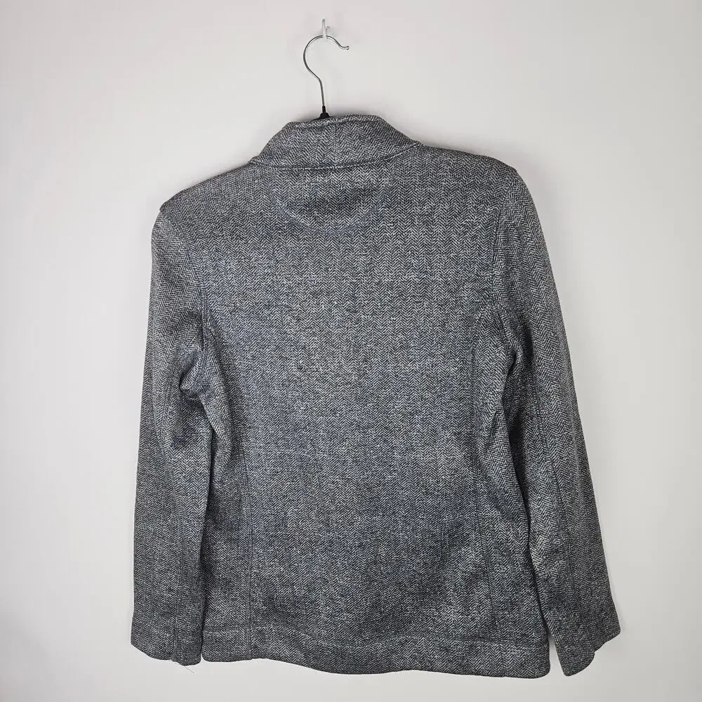 Marc New York Andrew Marc Women’s Gray Full Zip Fleece Lined Jacket Size Medium - Picture 2 of 12